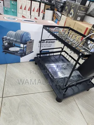 2- Tire Dish Drying Rack With Drip Try