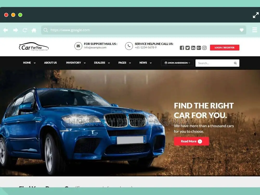 Create Your Car Selling Website In Uganda Today, Car Accessories