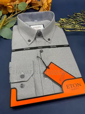 Gray Eton Shirt
