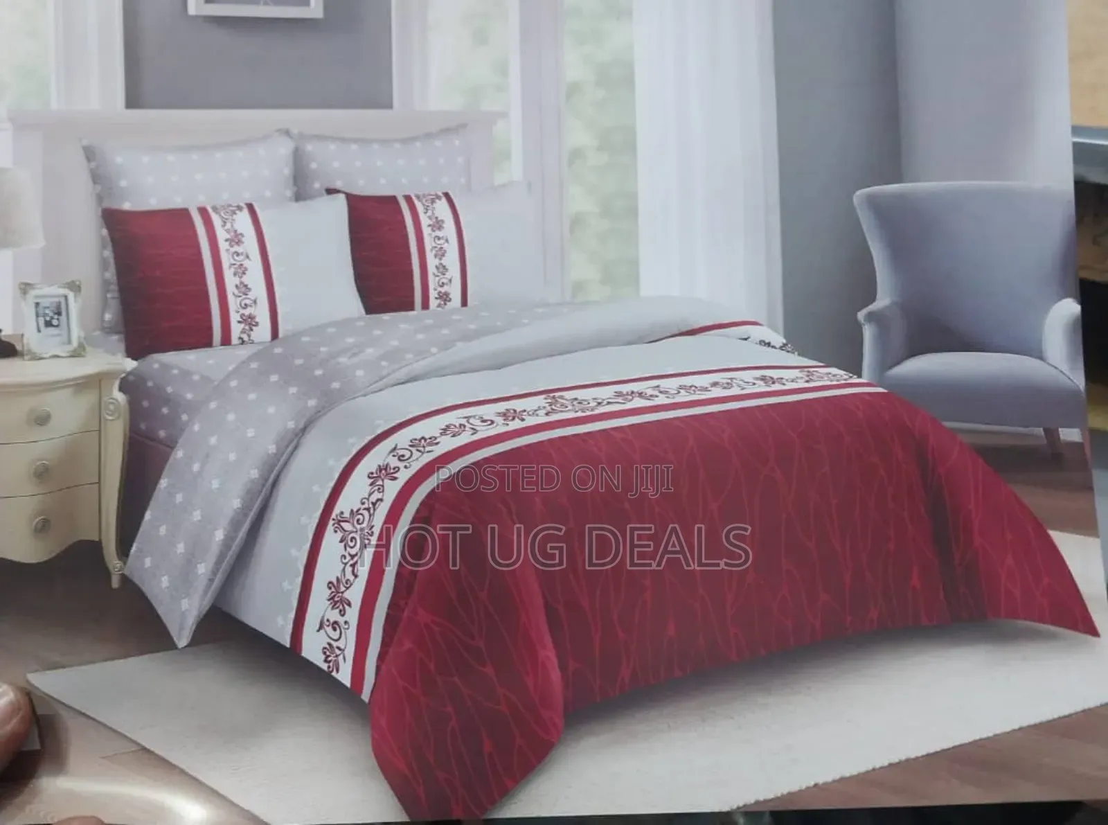 5x6 4pcs Duvet Set With 1 Duvet 1 Bedsheet And 2 Pillowcases