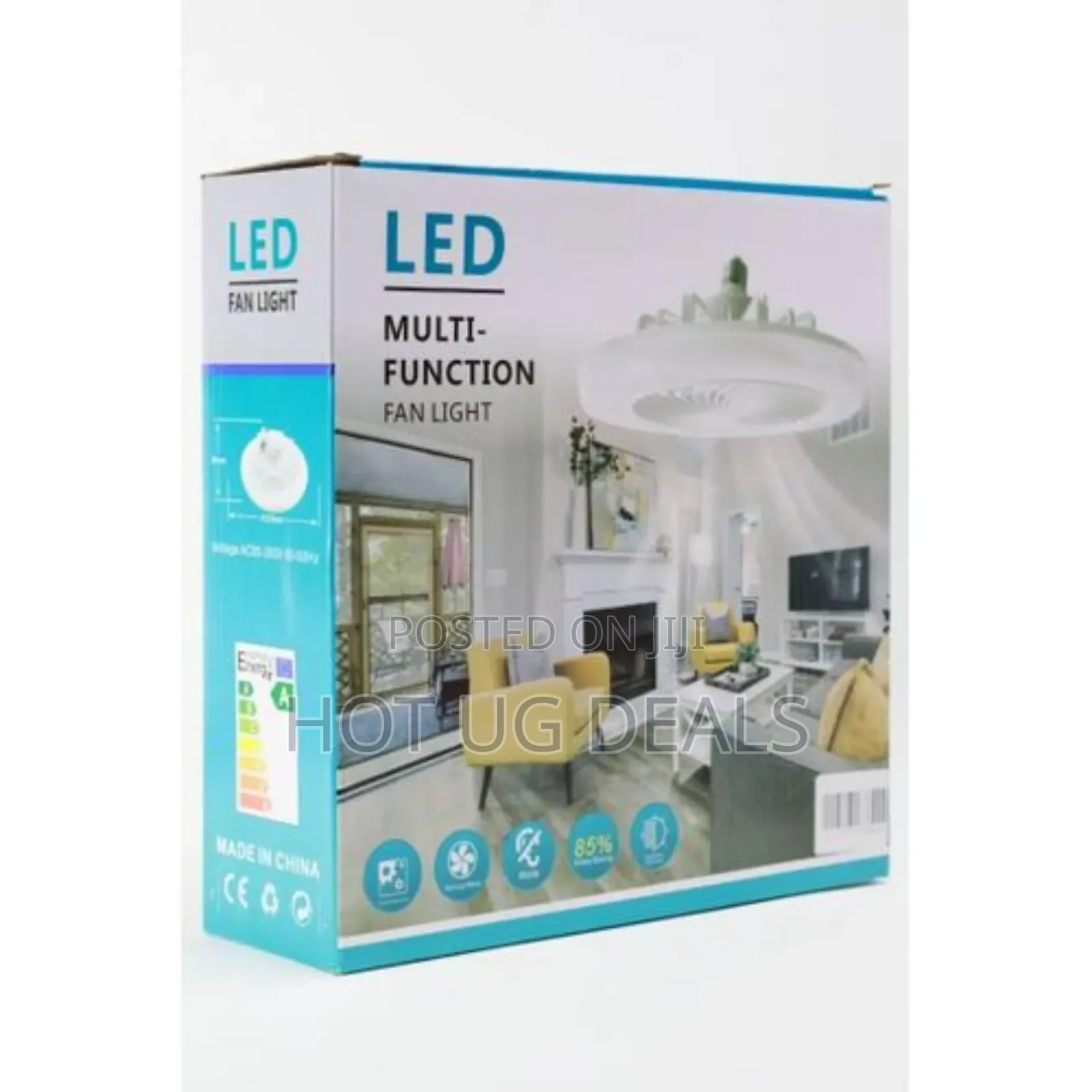2 In 1 Ceiling Fan And Light Bulb With Remote Control