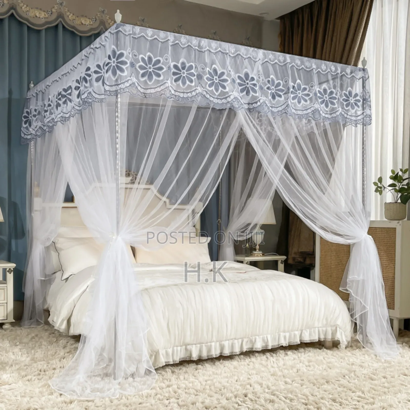Four-corner Princess-style Mosquito Net All Sizes