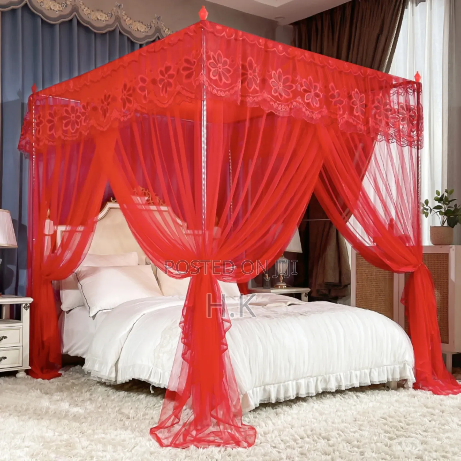 Four-corner Princess-style Mosquito Net All Sizes