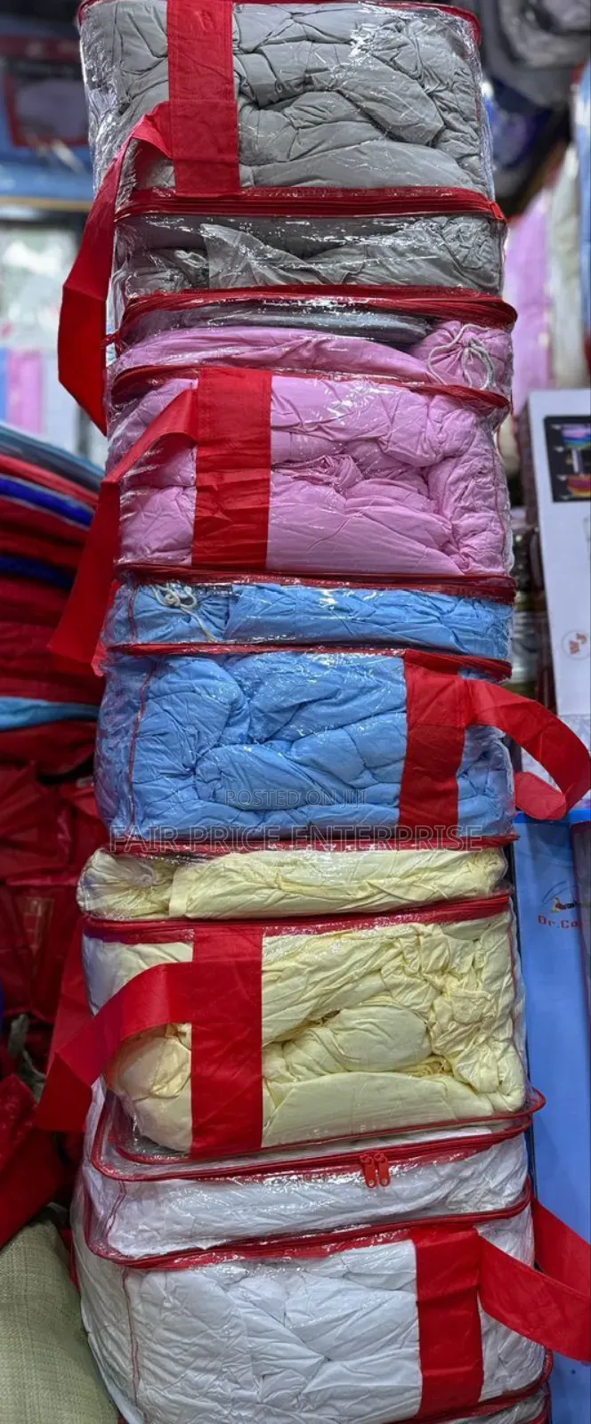 10pcs in 1 Set Classic Duvet 6x6 ( Plain Colors)