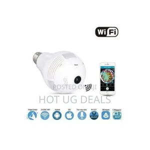 Smart Wireless Security Camera Bulb - White