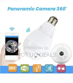 Smart Wireless Security Camera Bulb - White