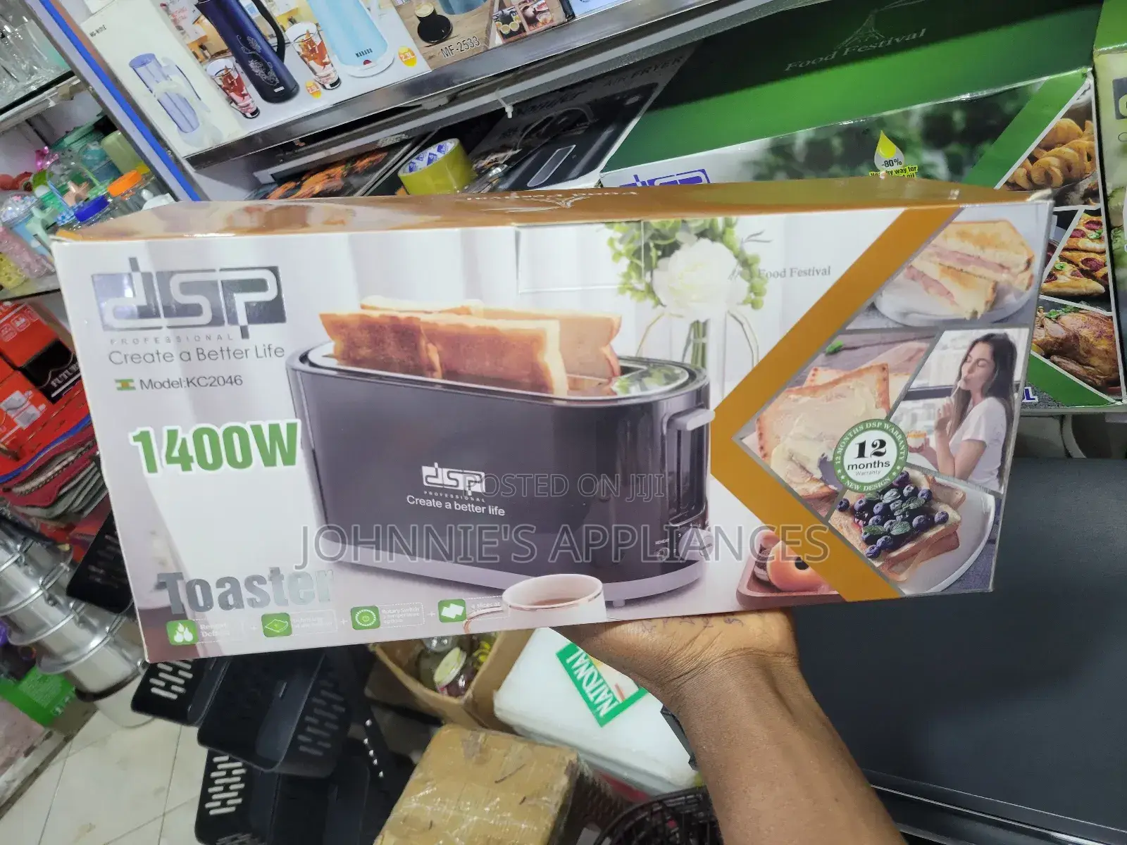 DSP Electric Bread Toaster 4 Slicer