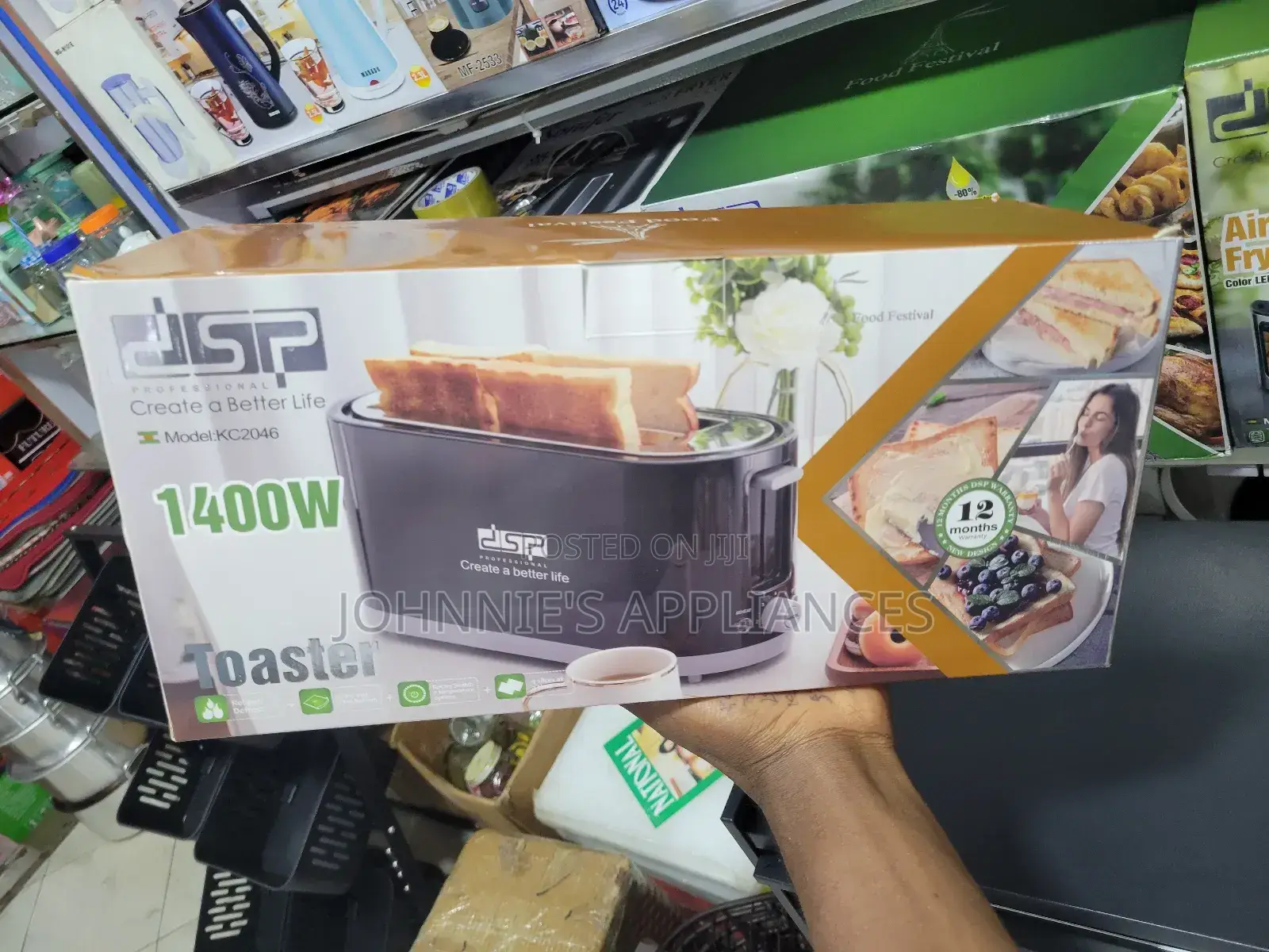 DSP Electric Bread Toaster 4 Slicer