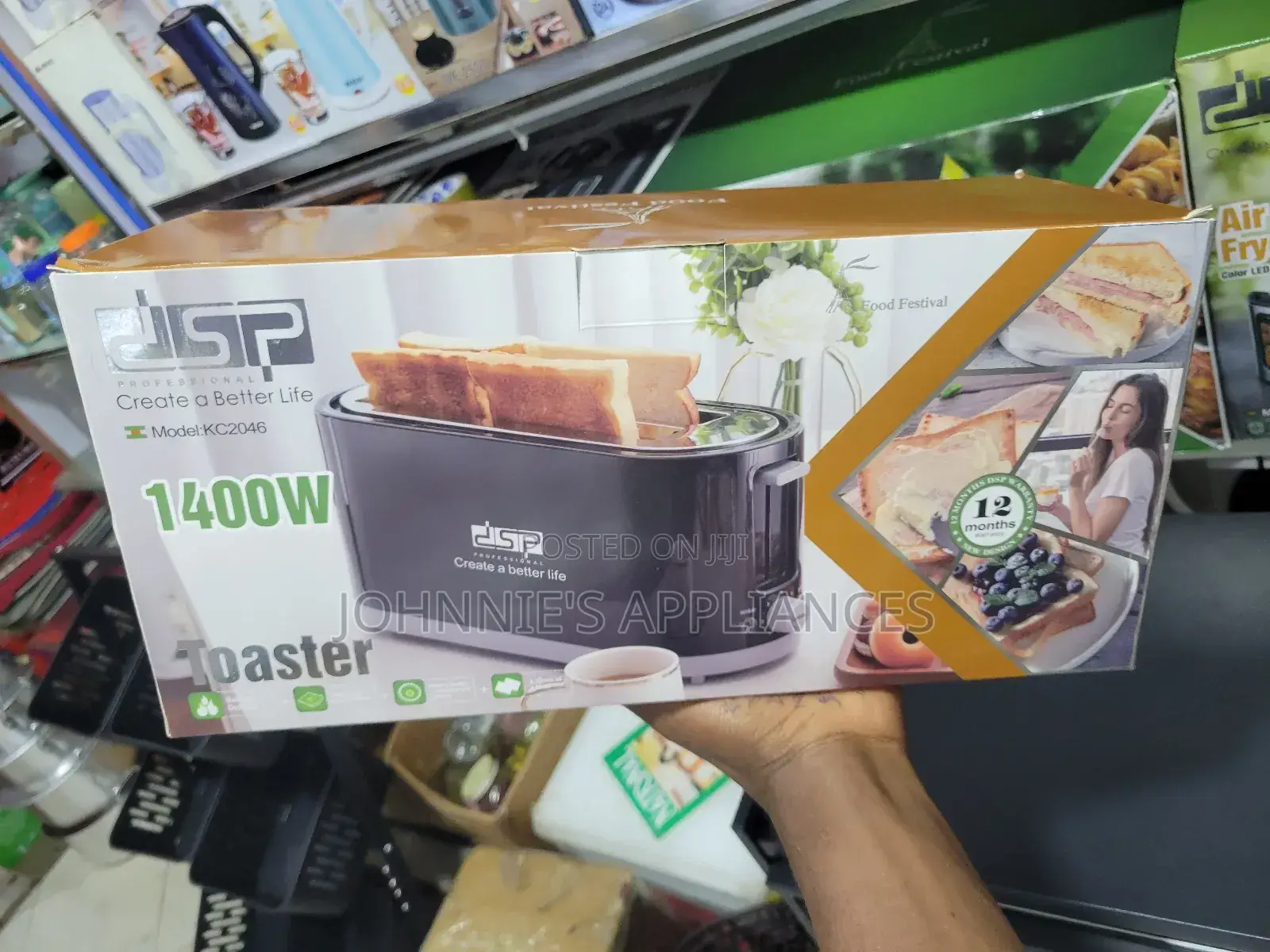 DSP Electric Bread Toaster 4 Slicer