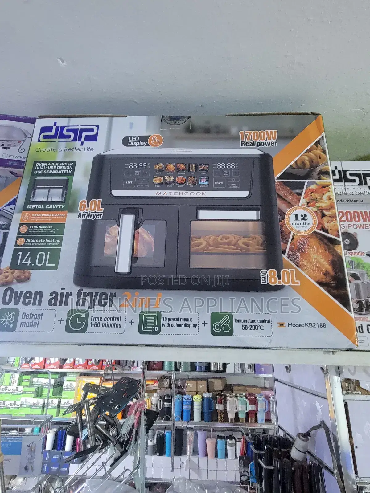 (2in1) DSP Electric Airfryer Oven 6+8l