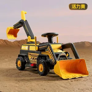 Kids Electric Toy Excavator With Tractor Base