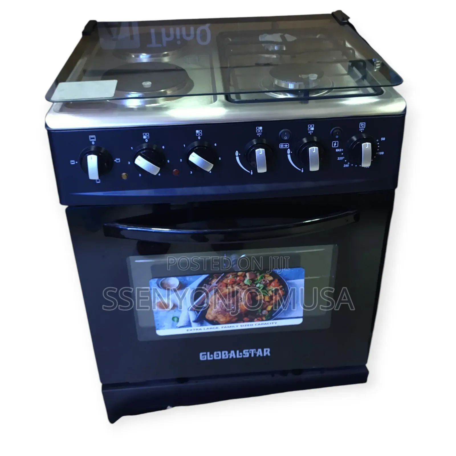 Globalstar 60x60cm 2+2 Free Standing Gas Cooking Range Oven