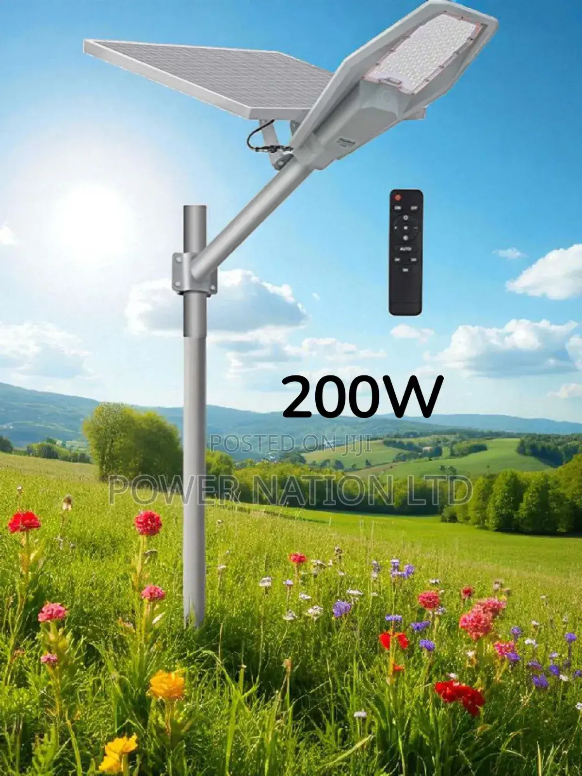 200w Hometech Solar Street Light