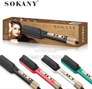 Sokany Electric Hair Straightener Brush