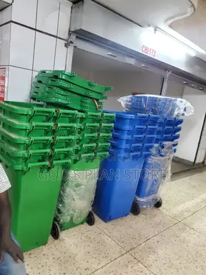 Blue*Green Plastic Dust Bins 240litres