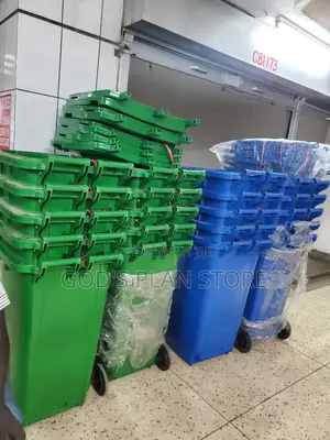 Heavy Duty Plastic Dust Bins 240litres