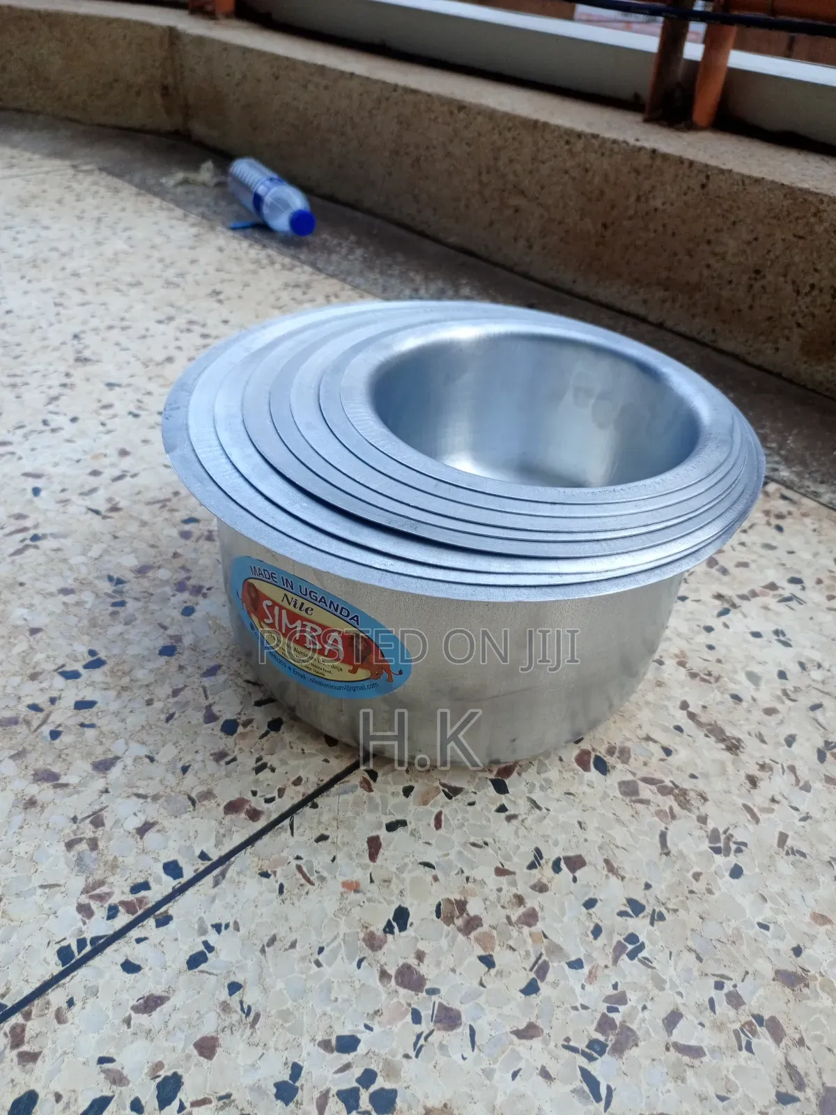 8pc Set of Simba Brand Aluminum Saucepans.