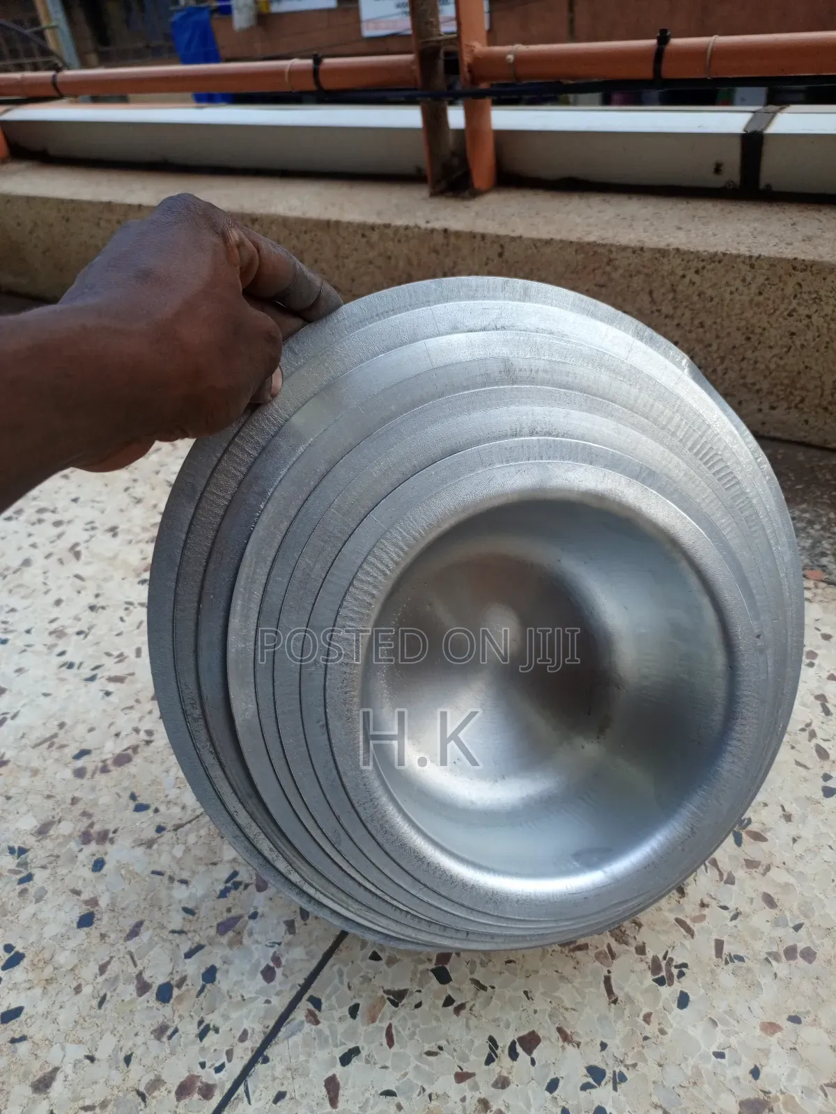 8pc Set of Simba Brand Aluminum Saucepans.