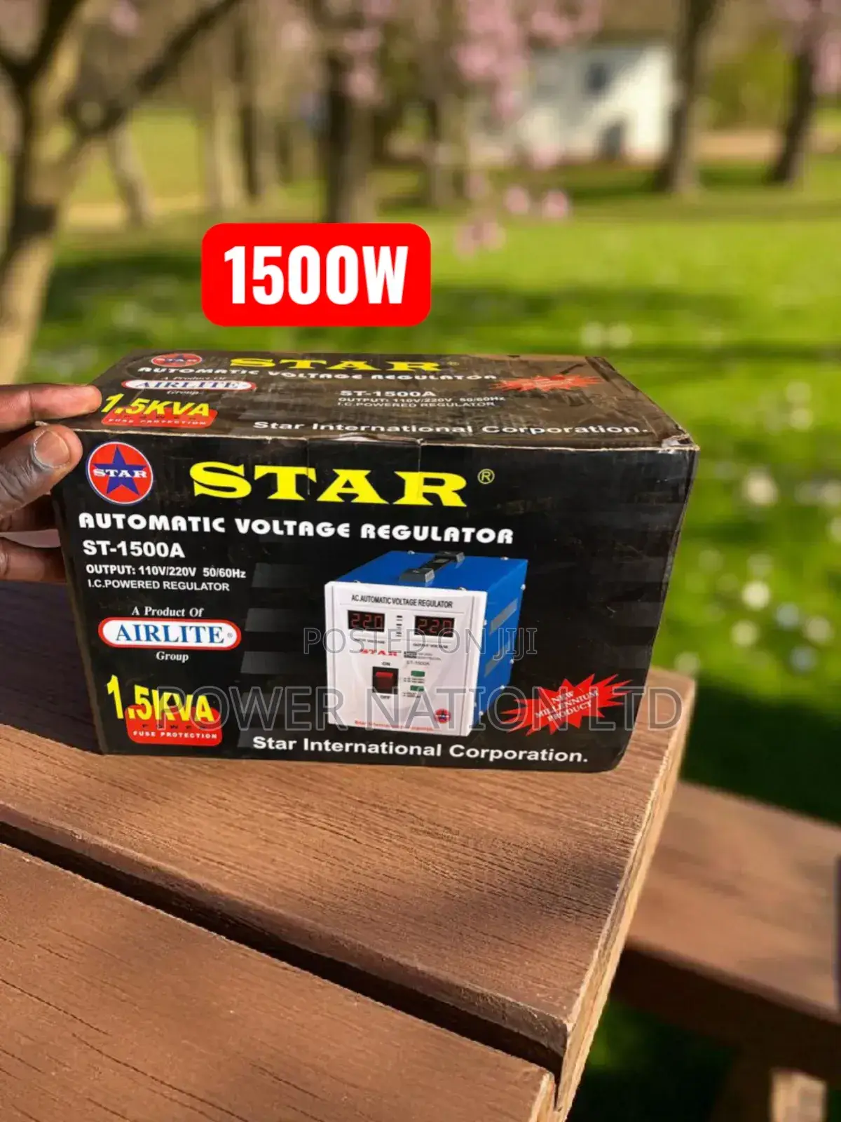 1500w Stabilizer or Automatic Voltage Regulator Hometech