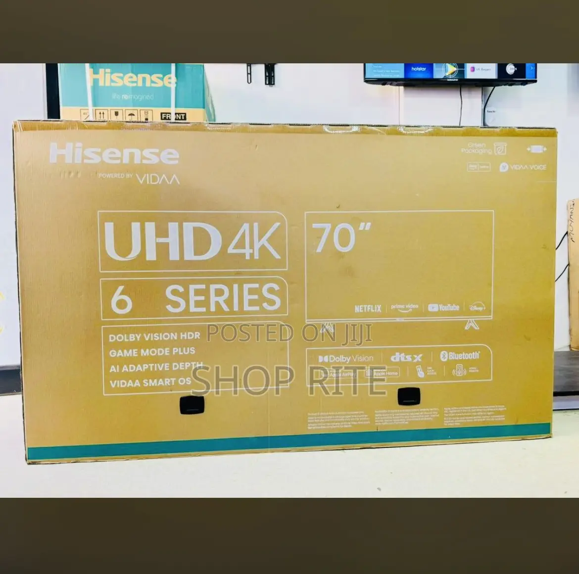 Hisense 70 Inches Uhd A6 Series