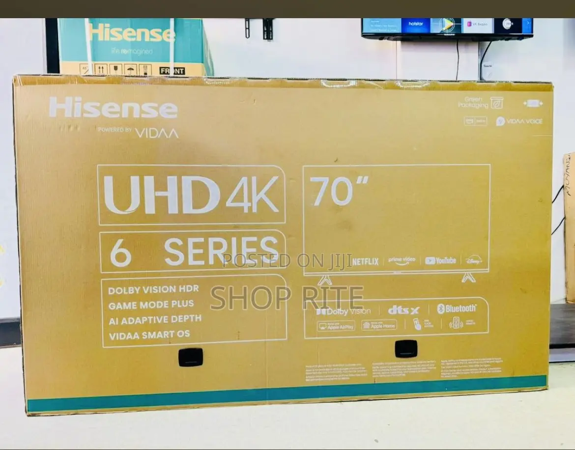 Hisense 70 Inches Uhd A6 Series