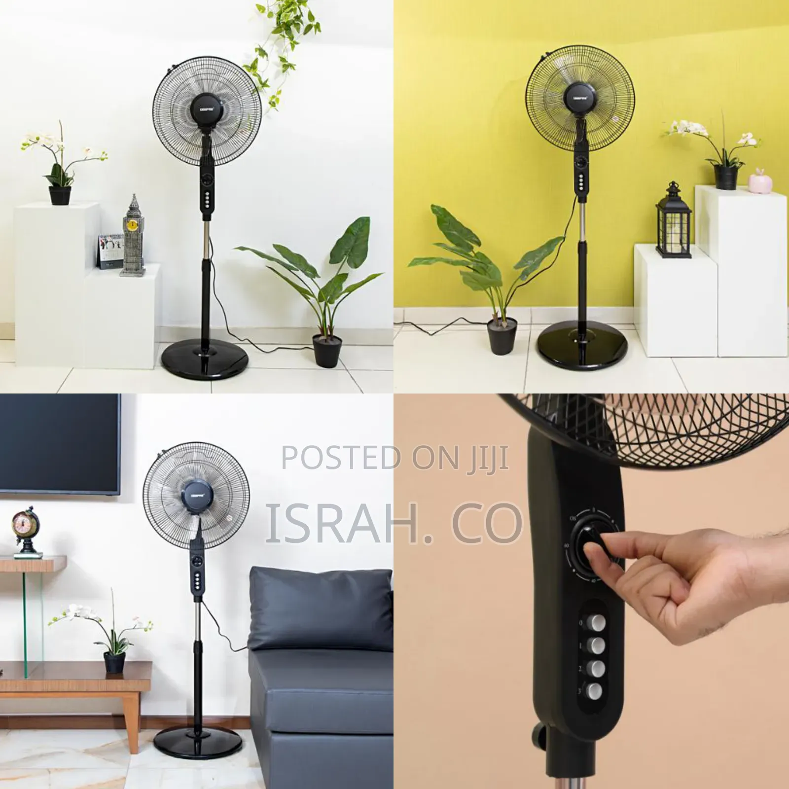 Geepas Silent Fan With Remote.