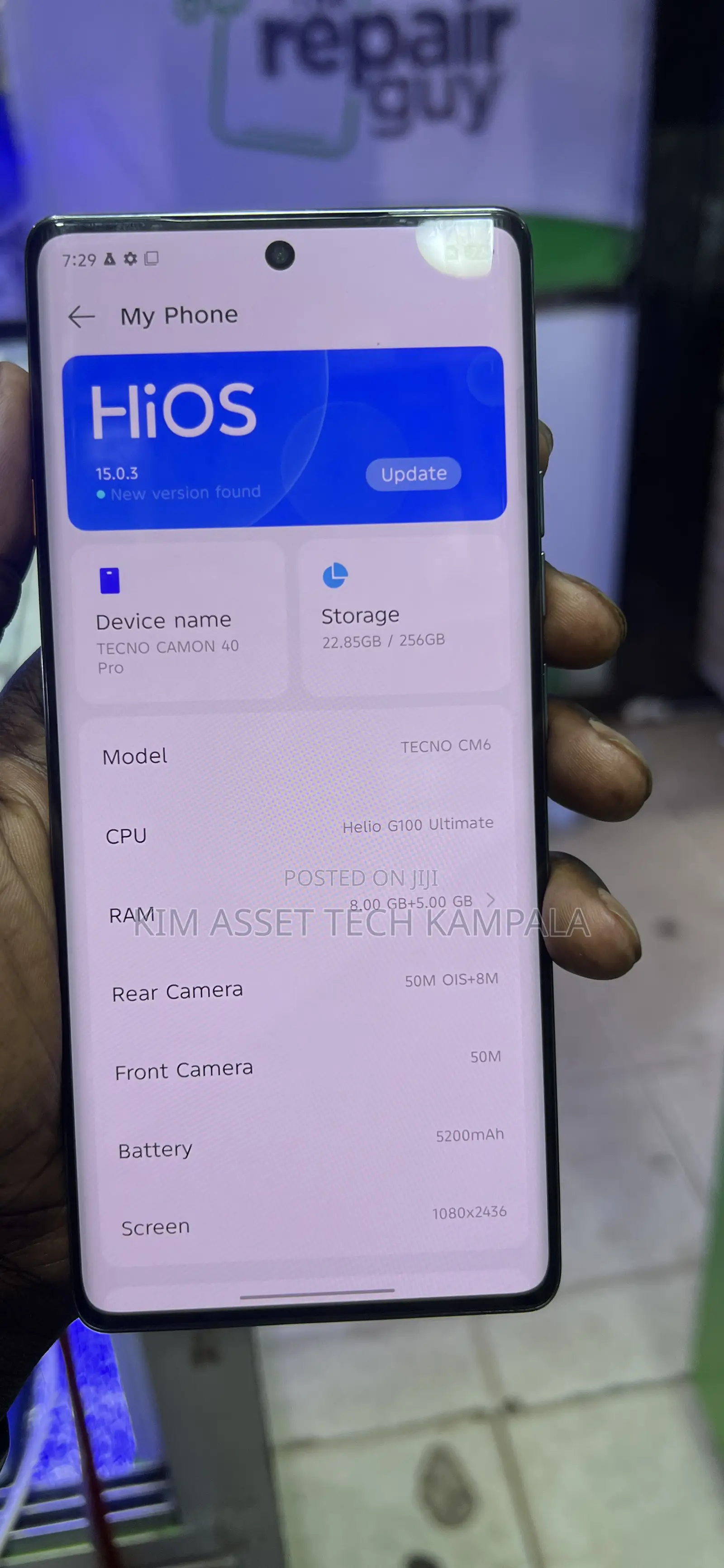 Tecno Camon 40 Pro 256 GB Gray
