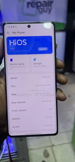 Tecno Camon 40 Pro 256 GB Gray