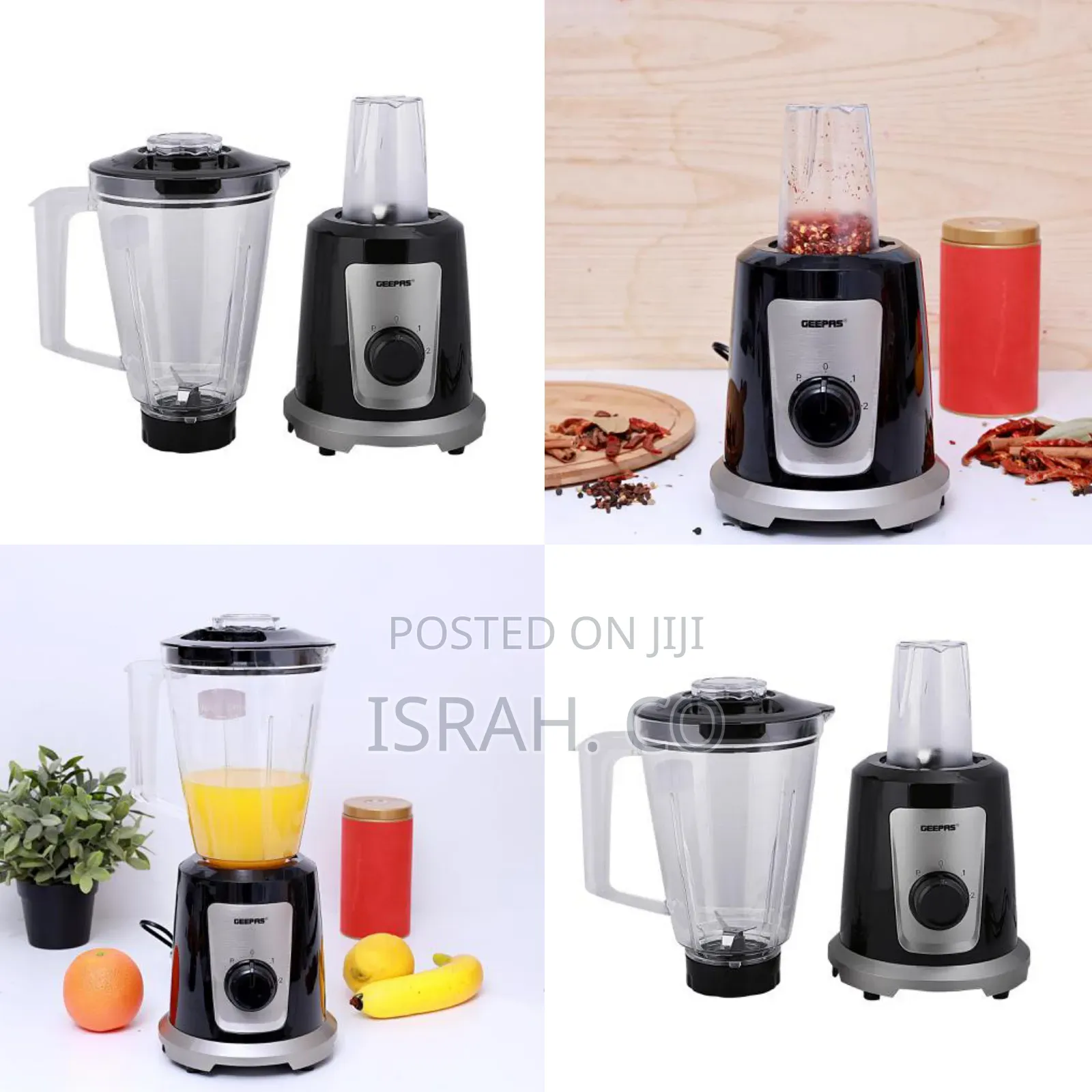 Geepas 2 in 1 Multifunctional Unbreakable Juicer Blender.