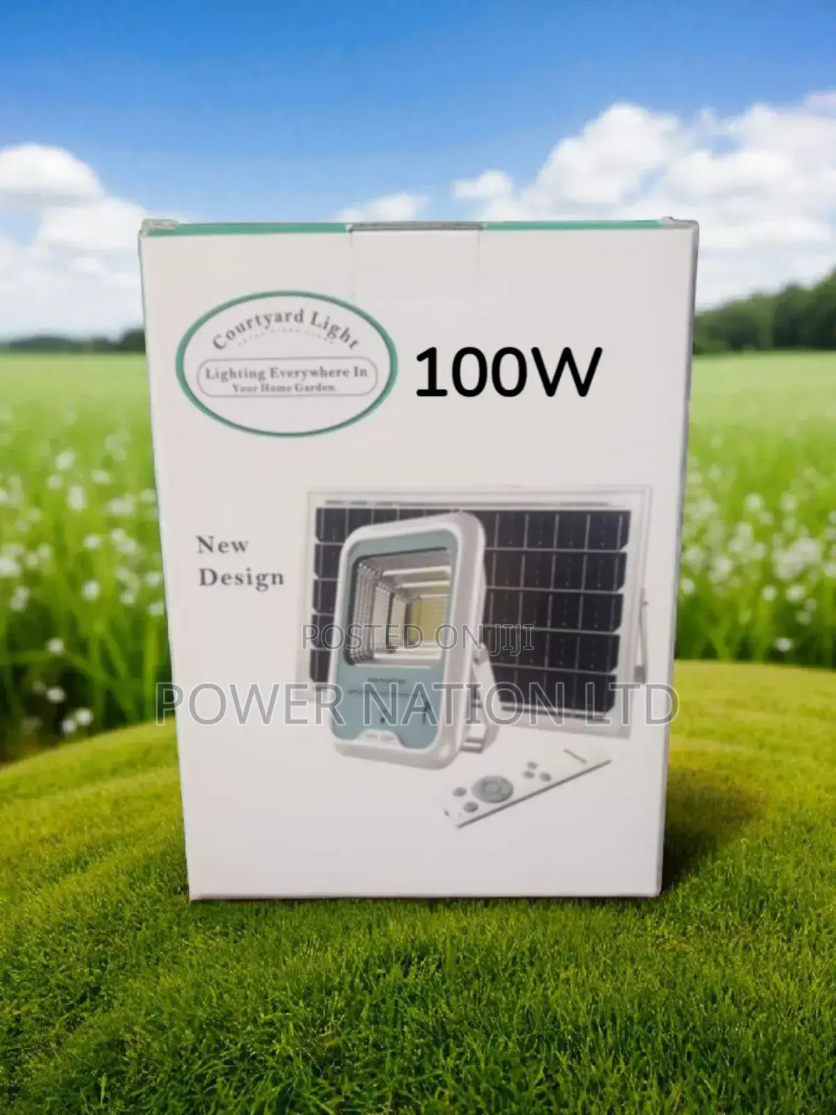 100w Resistant Solar Flood Light Hometech