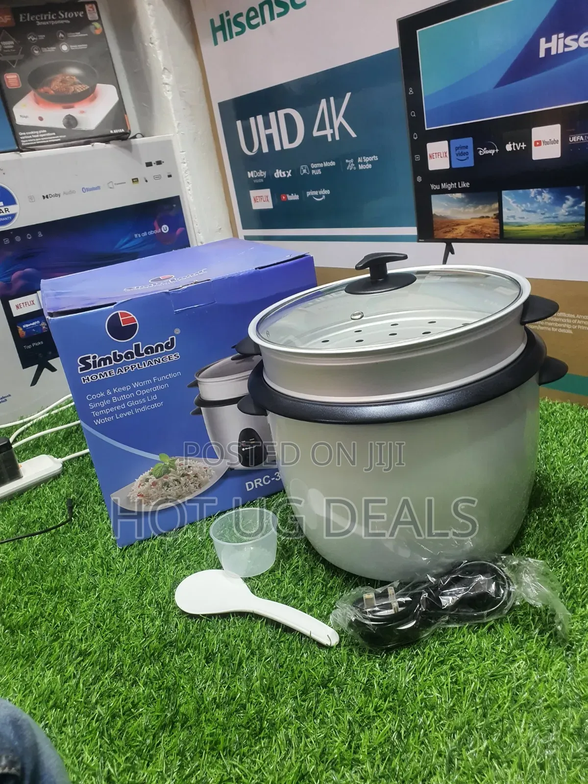 Simbaland Drum Rice Cookers 3.0l - Silver & Black