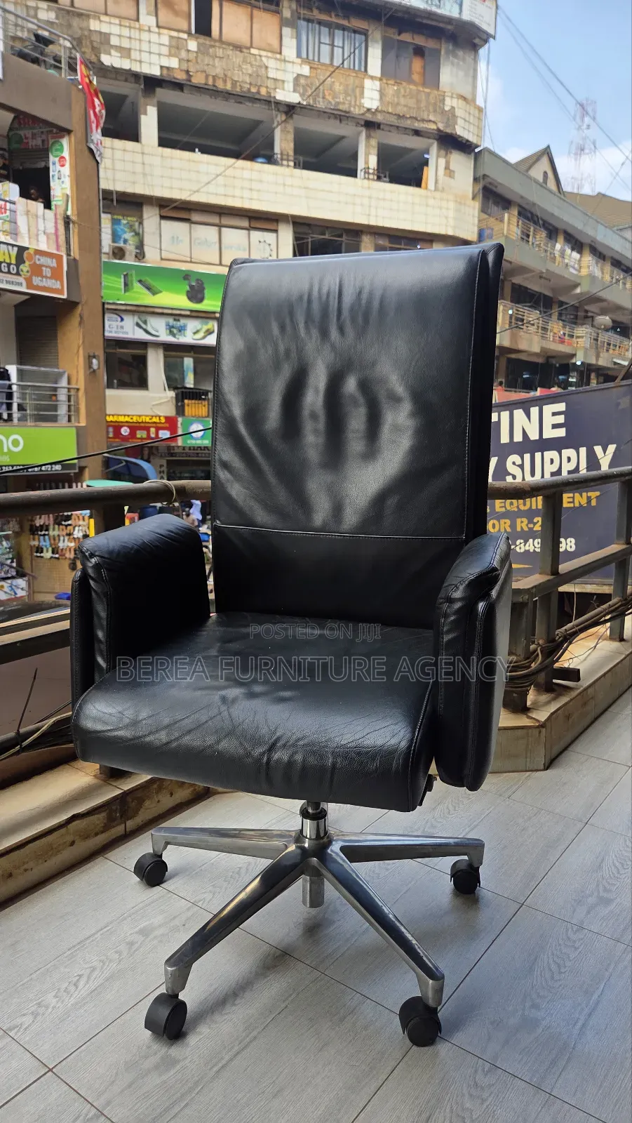 Orginal Black Authentic Leather Office Chair