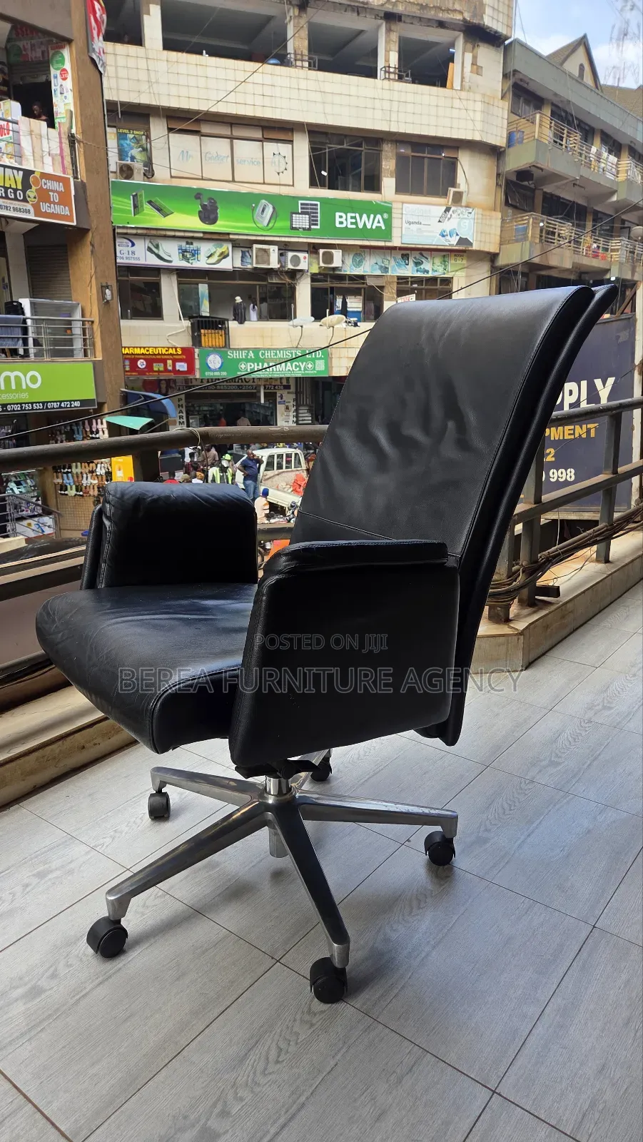 Orginal Black Authentic Leather Office Chair
