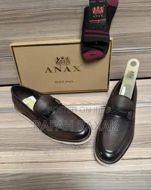 Original Men’S Coffee Brown Anax Smart Casual Leather Loafers
