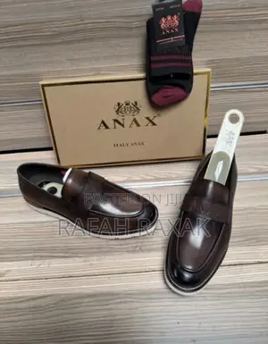 Original Dark Tan Anax Smart Casual Leather Loafers
