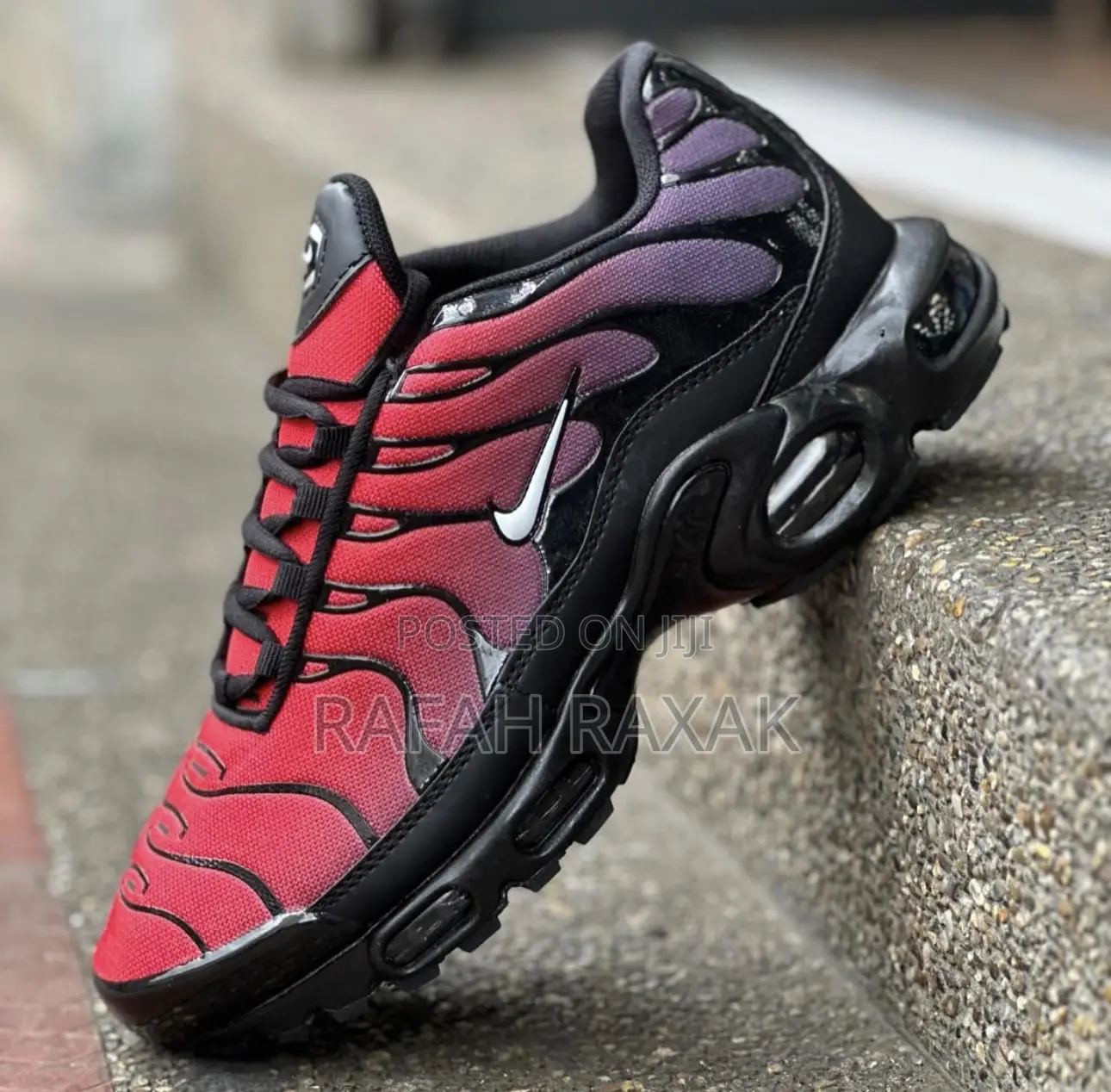 Original Red/Black Nike Tn Air Max Plus “Deadpool” Sneakers