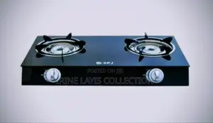 SPJ 2 Burner Glass Gas Stove