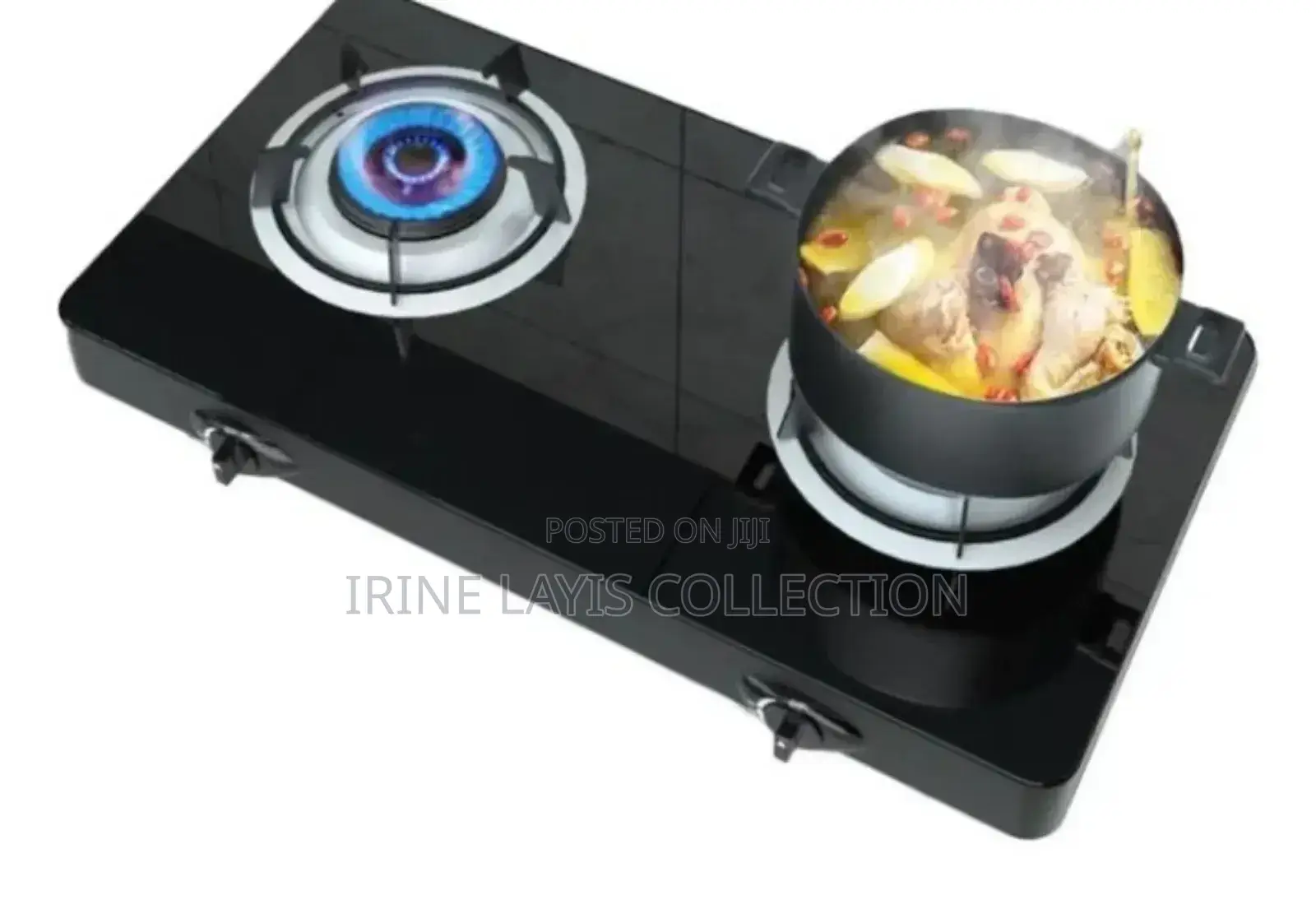 SPJ 2 Burner Glass Gas Stove
