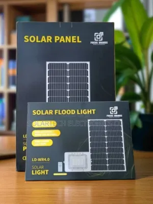 300w Blue Carbon Flood Light 4.0 - Solar Powered