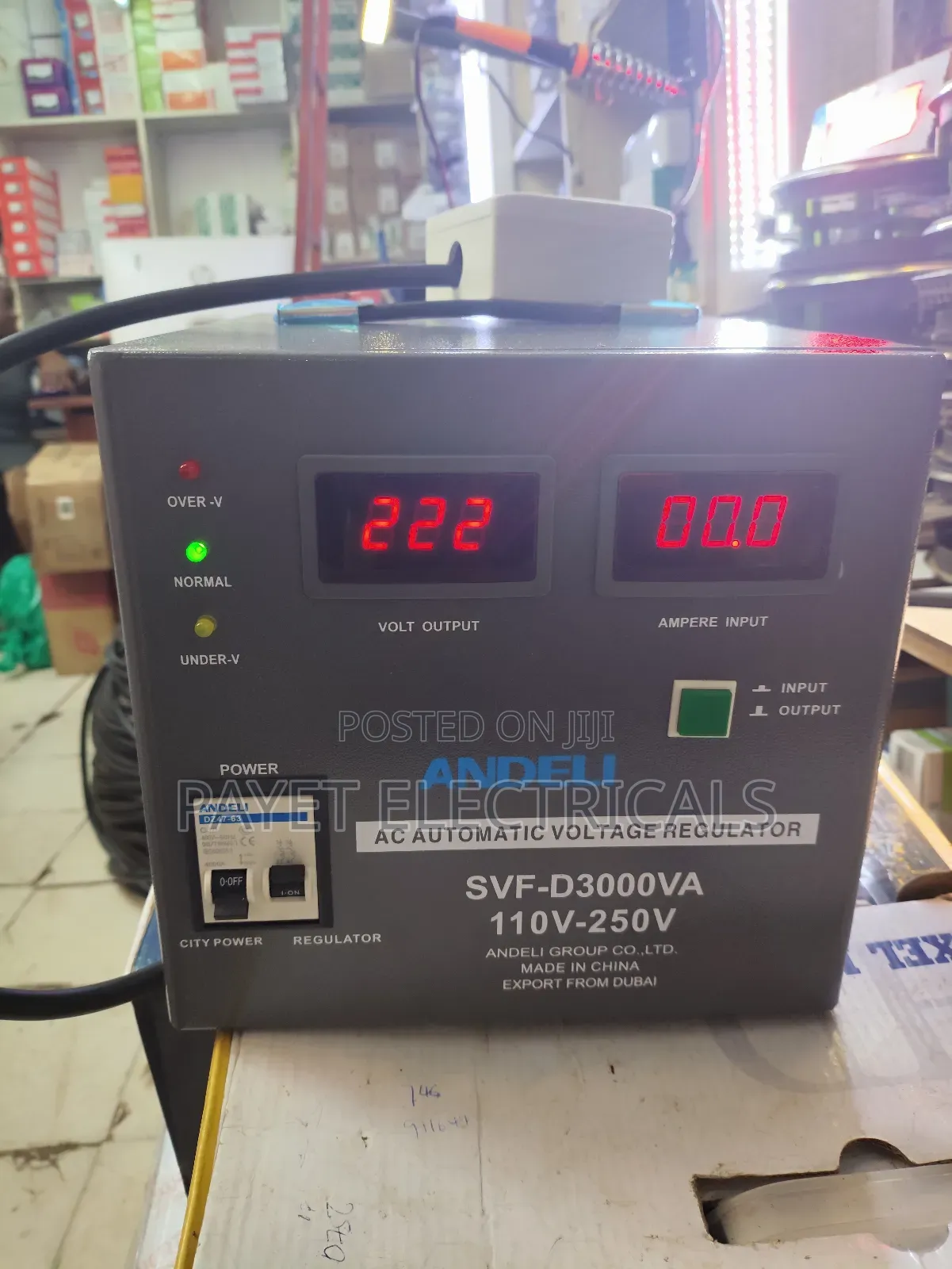 SVF-3000-D Va/Watts Digital High Voltage Regulator