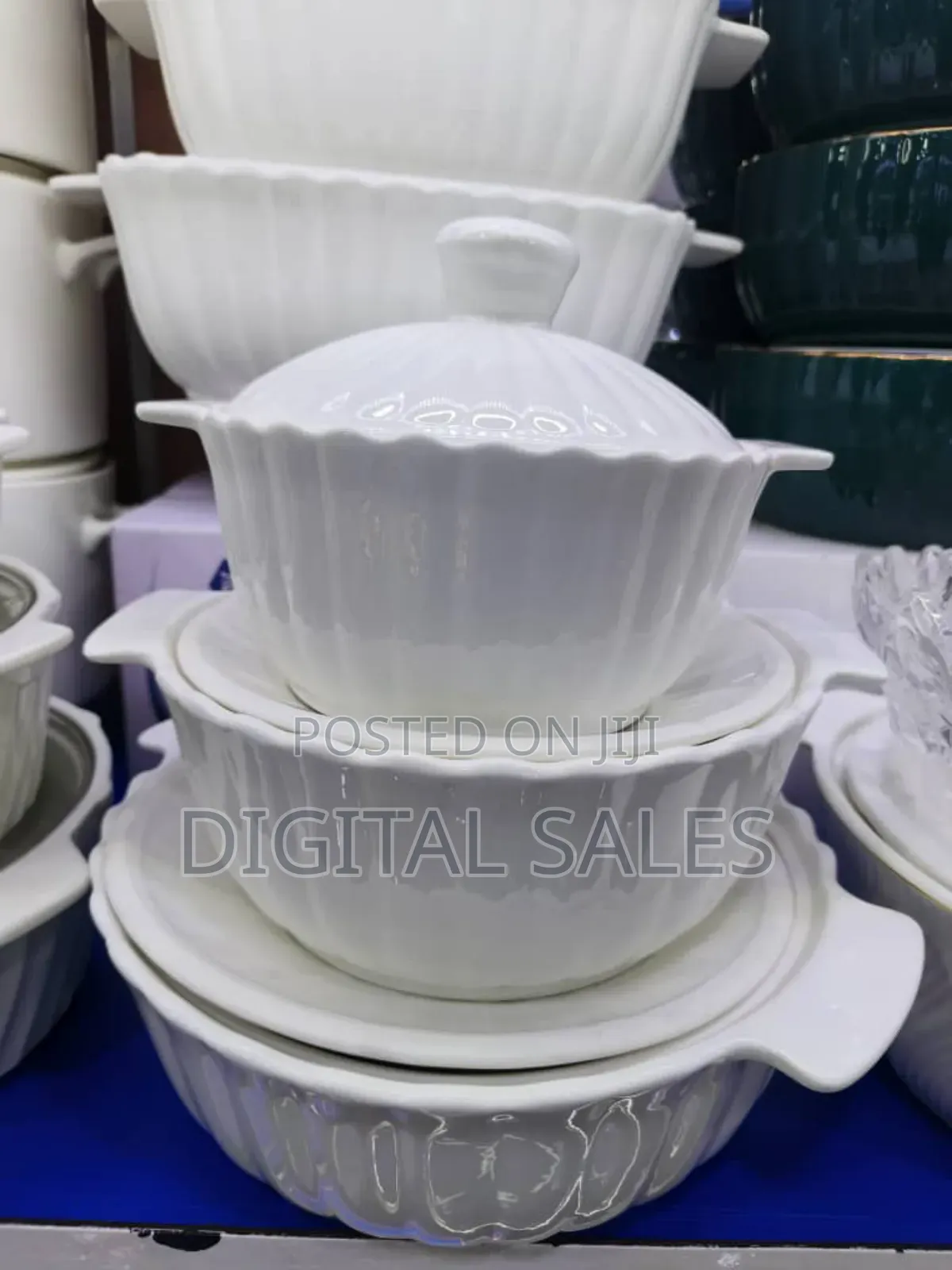 Glass Ceramic Dinner Bowls 3 PCS