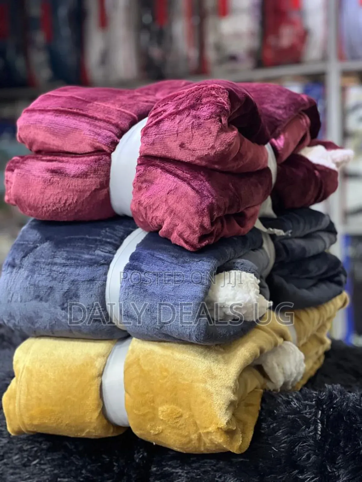 Fleece Blankets in Different Colors