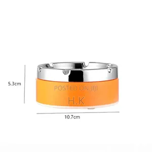Rotating Ashtray With Lid