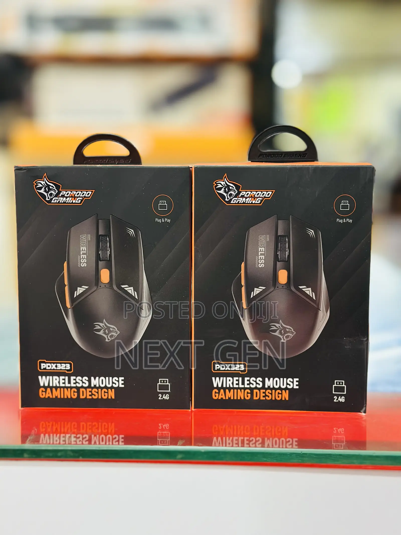 Porodo Gaming Wireless Mouse Gaming Design Dpi 1600