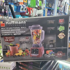 Commercial Blender 5.2l Hoffman, Food Processor 5.2l Hoffman Blender