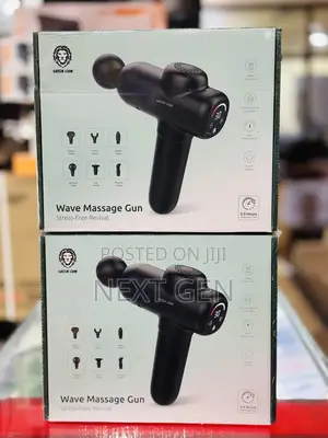 Green Lion Wave Massager Gun - Black