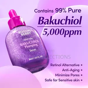 Eqqual Berry Bakuchiol Plumping Serum (Natural Alternative to Retinol)