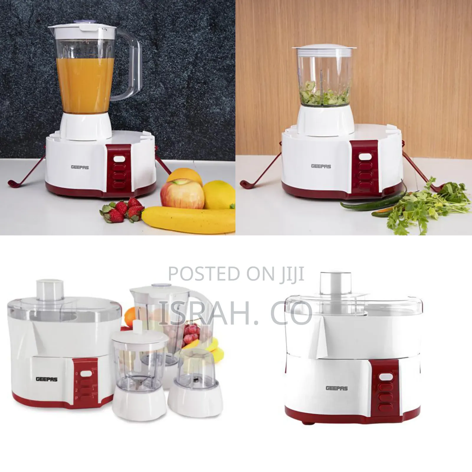 Geepas 4 in 1 Food Processor.