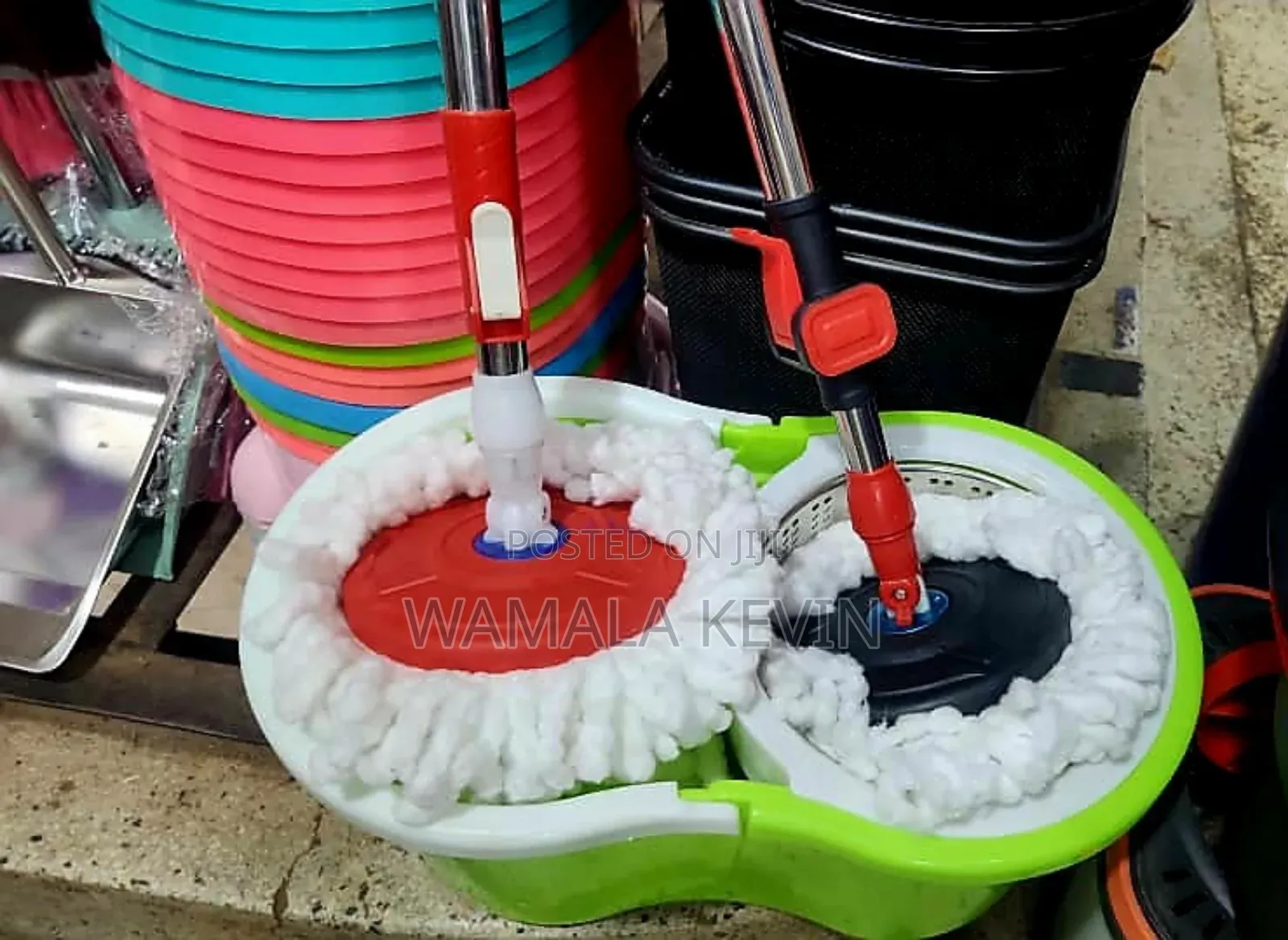 Spin Mop With a Bucket