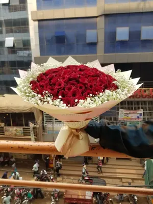 Flowers Surprises Gifts Red Roses Fresh Humpers O8g